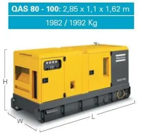 Atlas Copco QAS 80 mobil generátor