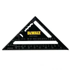 DeWalt DWHT25227-0 17,5 cm-es tetőfedő derékszögű háromszög vonalzó