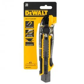 DeWalt DWHT10333-0 25 MM Tördelhető pengés kés műanyag rögzítő csavarokkal